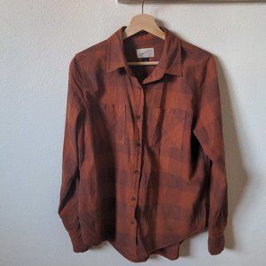 Universal Thread 100% Cotton Plaid Oversized Shirt - Size S
